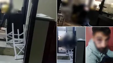 Clientul unei pizzerii din Vrancea, luat la pumni chiar de patron. De la ce a pornit totul: ”Încetează, mă omori!”