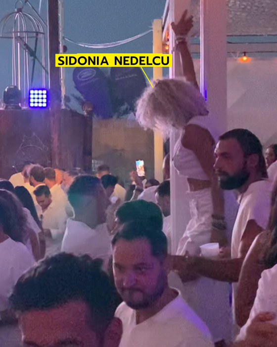 Blonda a oferit un adevărat spectacol privitorilor