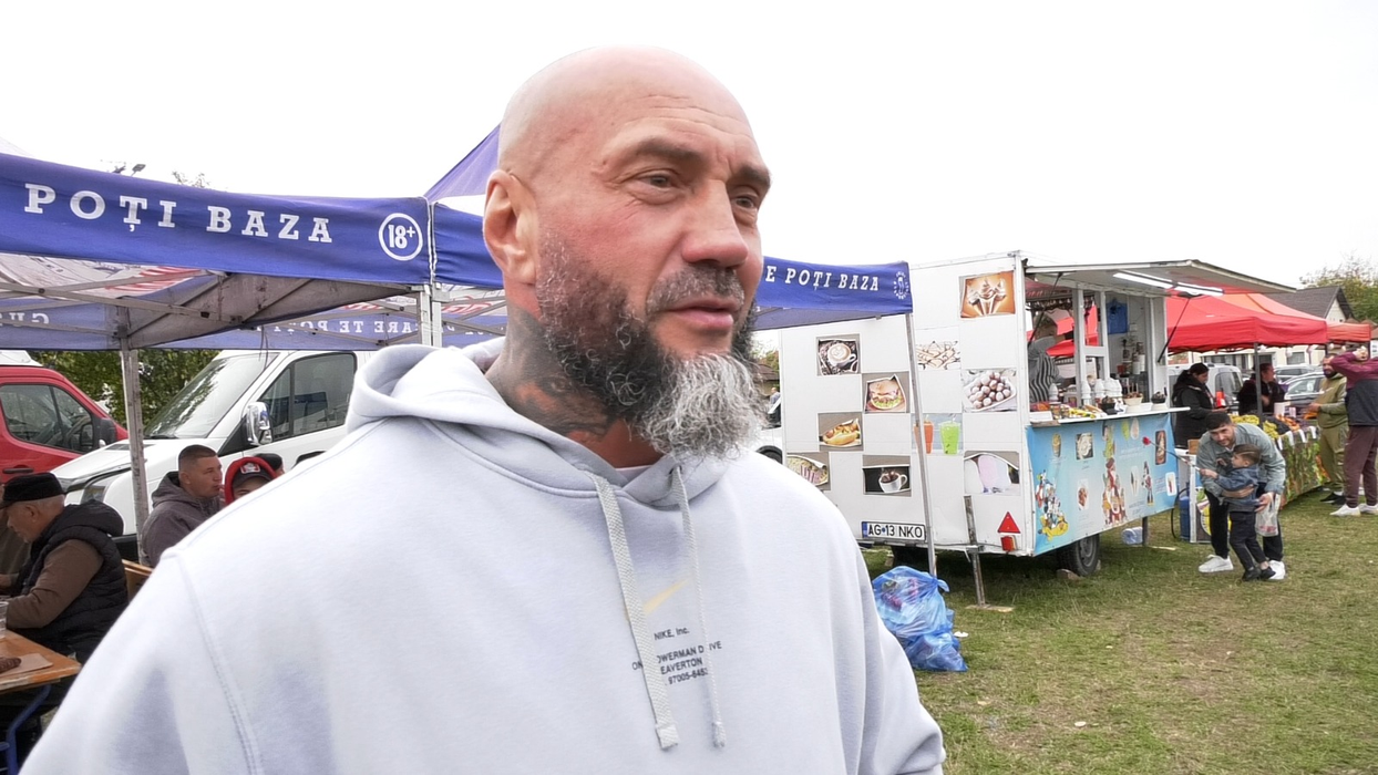 Ghenosu, celebrul interlop de pe TikTok a făcut show la târg