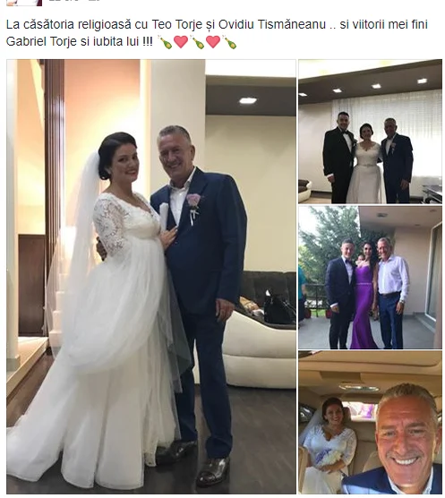 Imagini de la nunta surorii lui Gabi Torje. Sursa foto: Facebook