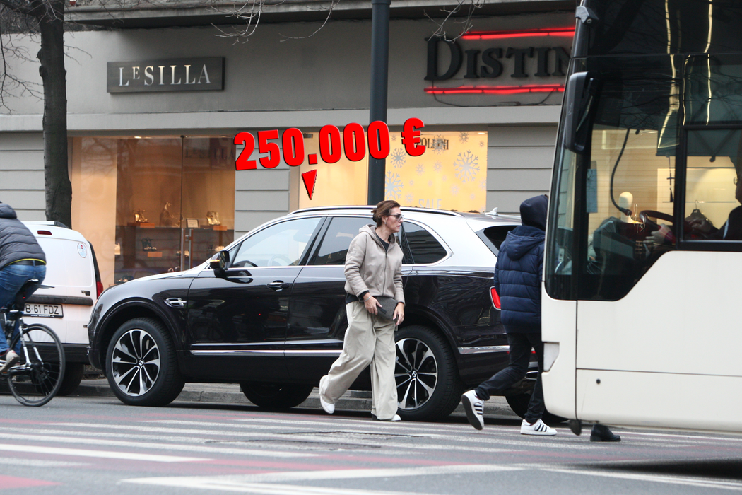 Ioana Peneș, cu Bentley-ul Bentayga de 250.000 de euro