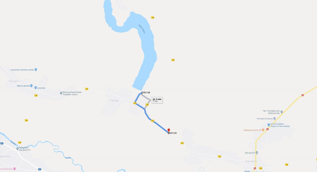 Atenție, șoferi! Există 2 cratere pe un drum circulat din județul Giurgiu, iar pericolul de accident este uriaș