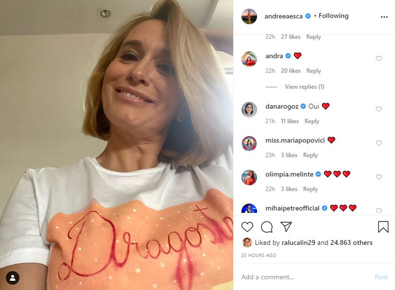 Andreea Esca, prima reacție după ce i s-a cerut demisia într-o petiție devenită virală