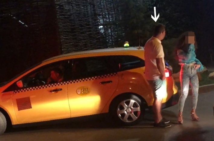 Ionuț Iftimoaie a făcut glume, noaptea, în parcare la Asylum Mamaia cu o sexy-roșcată