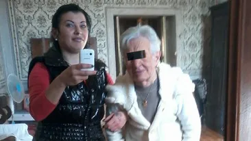 O noua filmare cu romanca din Italia si batrana pe care o ingrijea! “Asta isi da plamanii pe gura!”