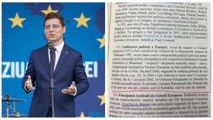Într-un manual de istorie scrie că România urmează să adereze la Uniunea Europeană. Victor Negrescu a răbufnit: ”Solicit public Ministerului Educației să revizuiască rapid manualele”