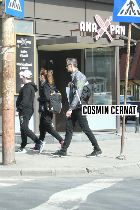 Cosmin Cernat a mers la cumpărături cu familia