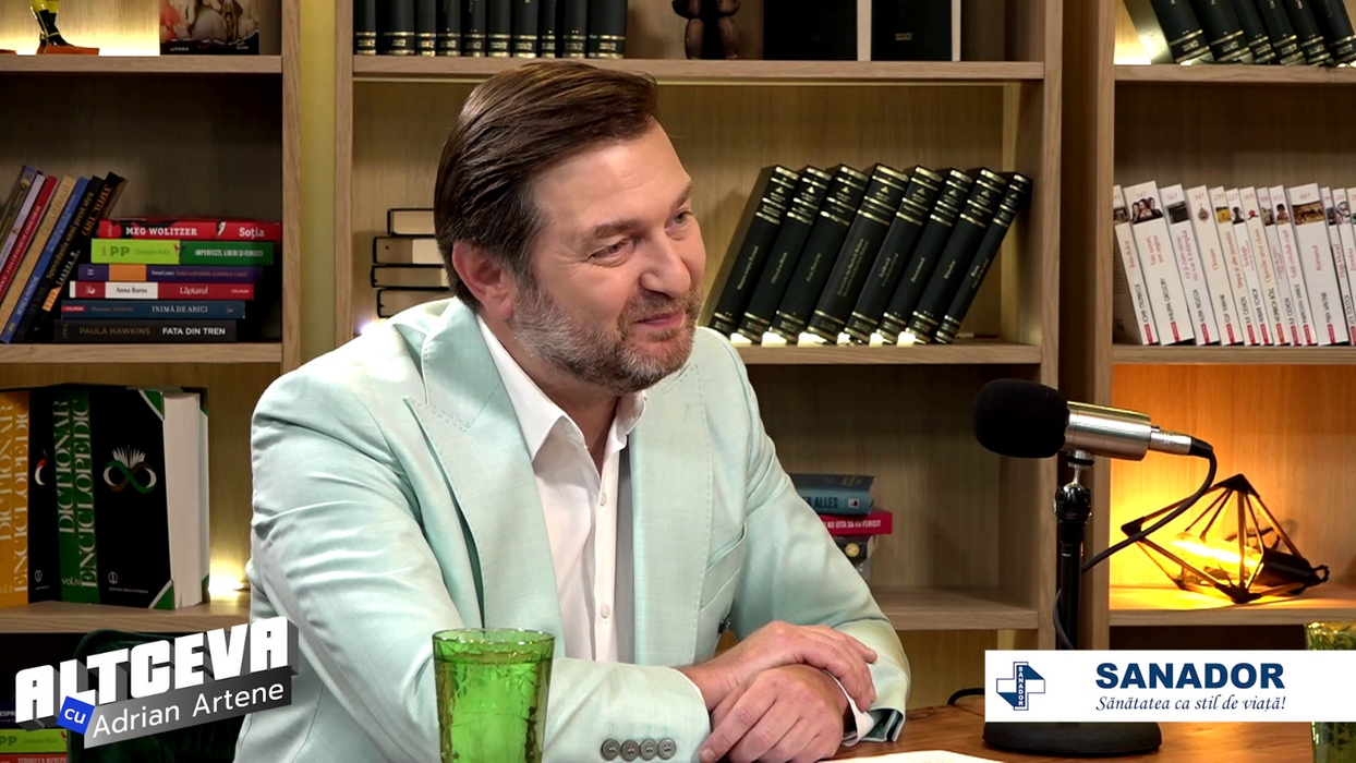 Podcastul poate fi urmărit integral pe canalul de YouTube ”ALTCEVA cu Adrian Artene” / (Sursa: Captură video)