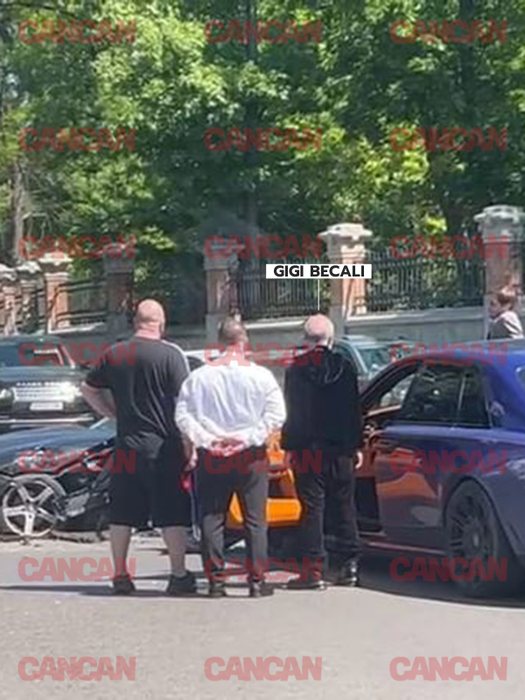 Gigi Becali a lovit un alt autoturism