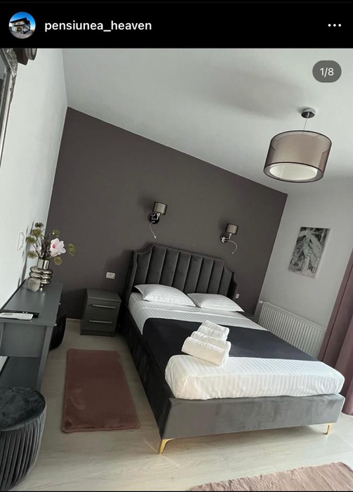 Carmen de la Sălciua a renovat camerele pensiunii într-un stil modern (Sursă: Instagram)