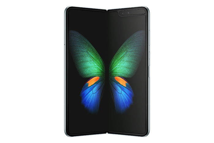 Samsung's new Galaxy Fold smart phone which features the world's first 7.3-inch Infinity Flex Display that works with the next-generation 5G networks is seen in this image released in San Francisco, California, U.S. February 20, 2019.   Courtesy Samsung/Handout via REUTERS  ATTENTION EDITORS - THIS IMAGE HAS BEEN SUPPLIED BY A THIRD PARTY. NO RESALES. NO ARCHIVES.