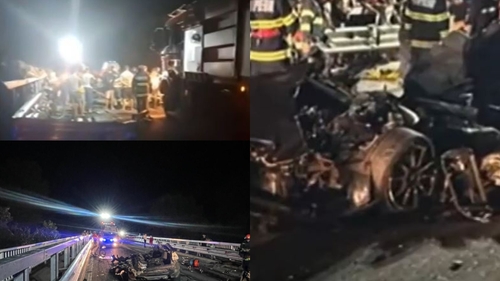 Accident mortal în Hunedoara! Cinci persoane au murit, după ce o mașină s-a izbit violent de un cap de pod
