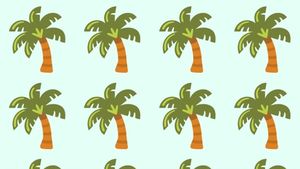 Test de logică | În această imagine apar 20 de palmieri, însă unul singur este diferit de ceilalți. Care?