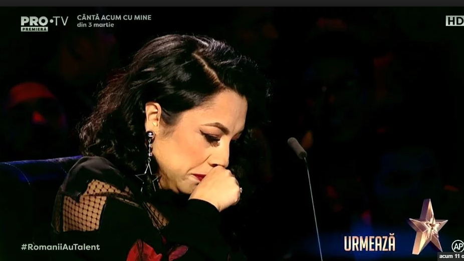 Chiar este gravidă?! Andra Măruță, la un pas să vomite la "Românii au Talent"