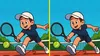 Test de logică | Identificați toate diferențele dintre acești doi jucători de tenis. Câte ați găsit?