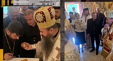 Gigi Becali a adus în România moaște de la muntele Athos!