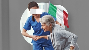 Badantă româncă, omagiată în Italia înainte de întoarcerea acasă: „Va fi pentru totdeauna una dintre noi”