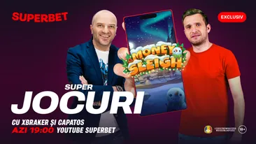 (P) SuperJocuri cu Xbraker și Capatos, de la 19:00, live pe YouTube Superbet! Începe distracția de Sărbători