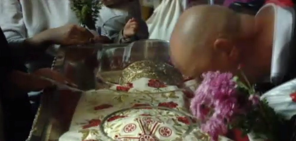 Pe 13 iunie 2019 s-au împlinit 378 ani de când au fost aduse moaștele Sfintei Cuvioase Parascheva la Iași © captură video Pro TV