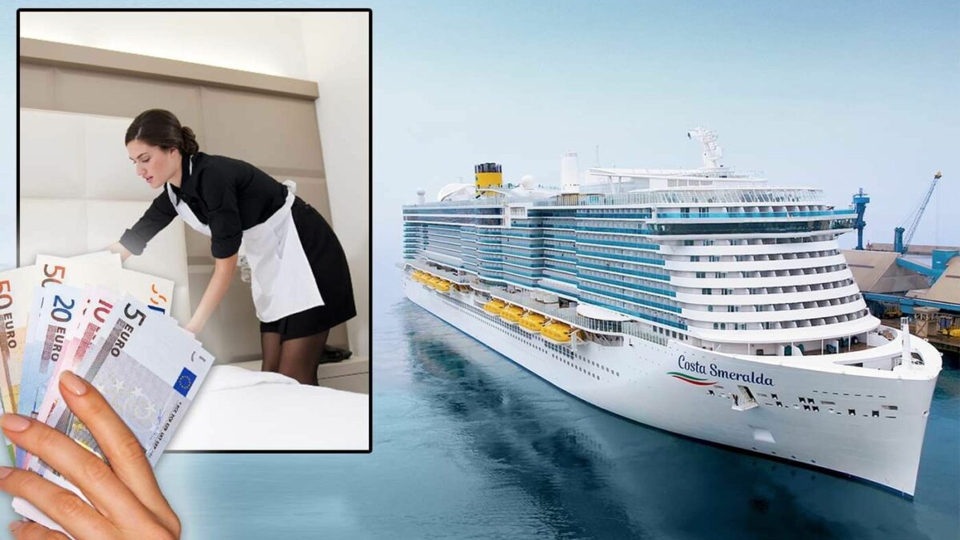 Am făcut calculul! Câți bani primește o cameristă româncă, pe un vas de croazieră cu itinerariu în Marea Mediterană