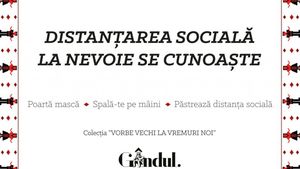 Grupul Gândul lansează o campanie outdoor de conștientizare a purtării măștilor în contextul pandemiei de Covid-19
