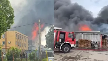 BREAKING! Incendiu violent în București: nu deschideți ferestrele! ISU a emis Ro-Alert