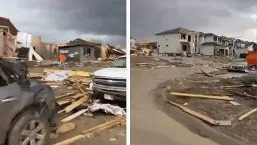 SUA au fost zguduite într-o singură zi de 70 de tornade. Au fost distruse case, mașini și terenuri