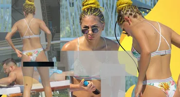Una dintre vedetele new entry în România a apărut la piscină cu ”bodyguarzii”!