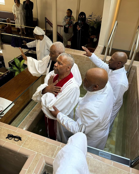 Denzel Washington. Foto: Instagram / Historic Kelly Temple Church of God in Christ
