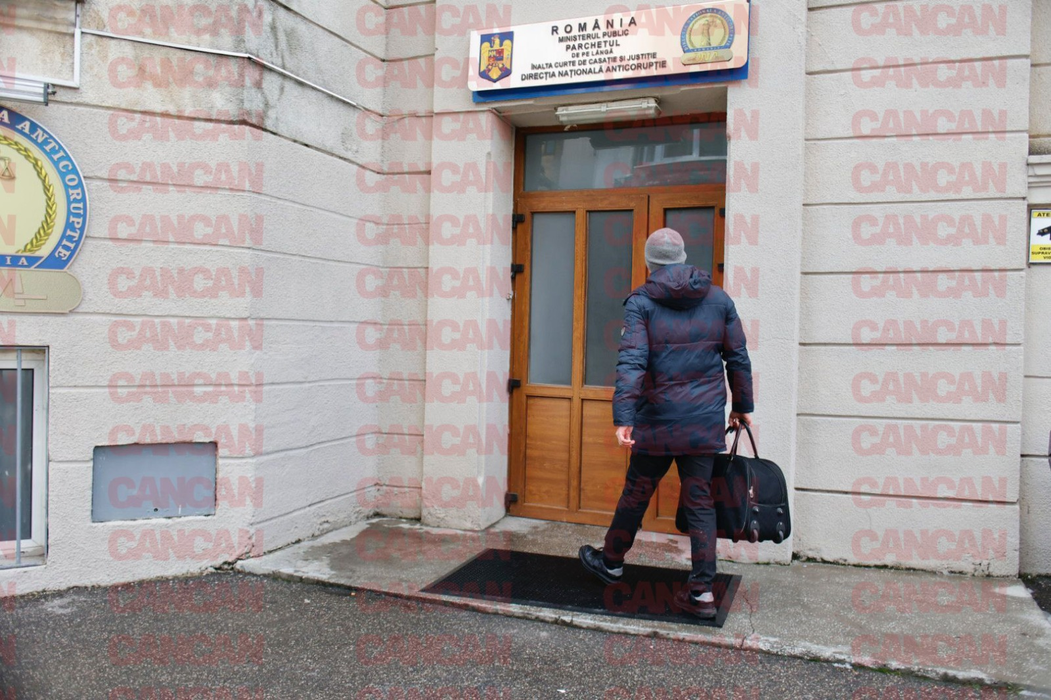 Ginerele fostului selecționer al României a intrat în sediul DNA/ Sursă foto: CANCAN.RO