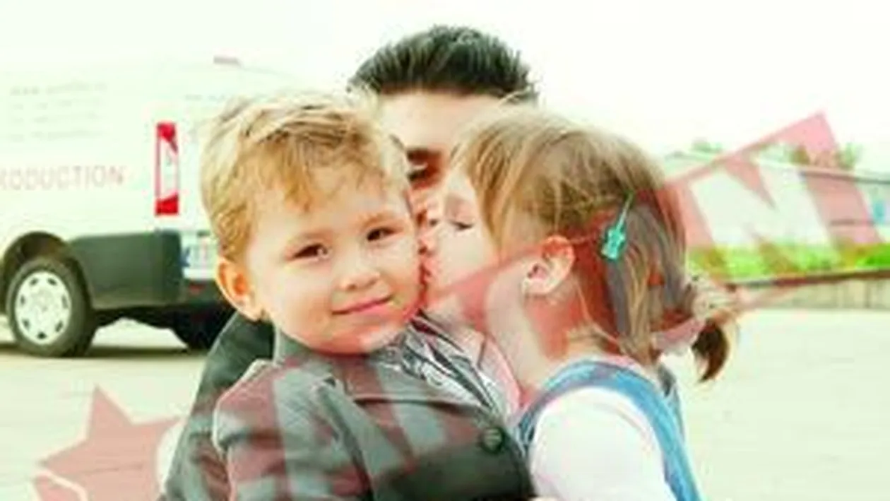 Si-a cuplat copiii inainte de emisiune!