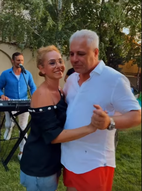 Marius și Liliana Șumudică, la nunta lui Denis Drăguș / Foto: Captură Video