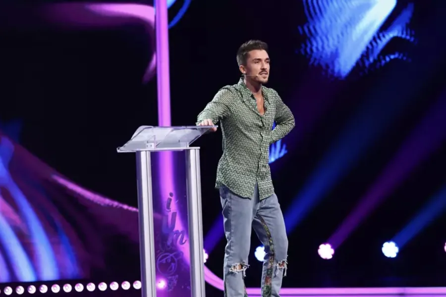 Emil Rengle la Antena 1/foto: captură social media