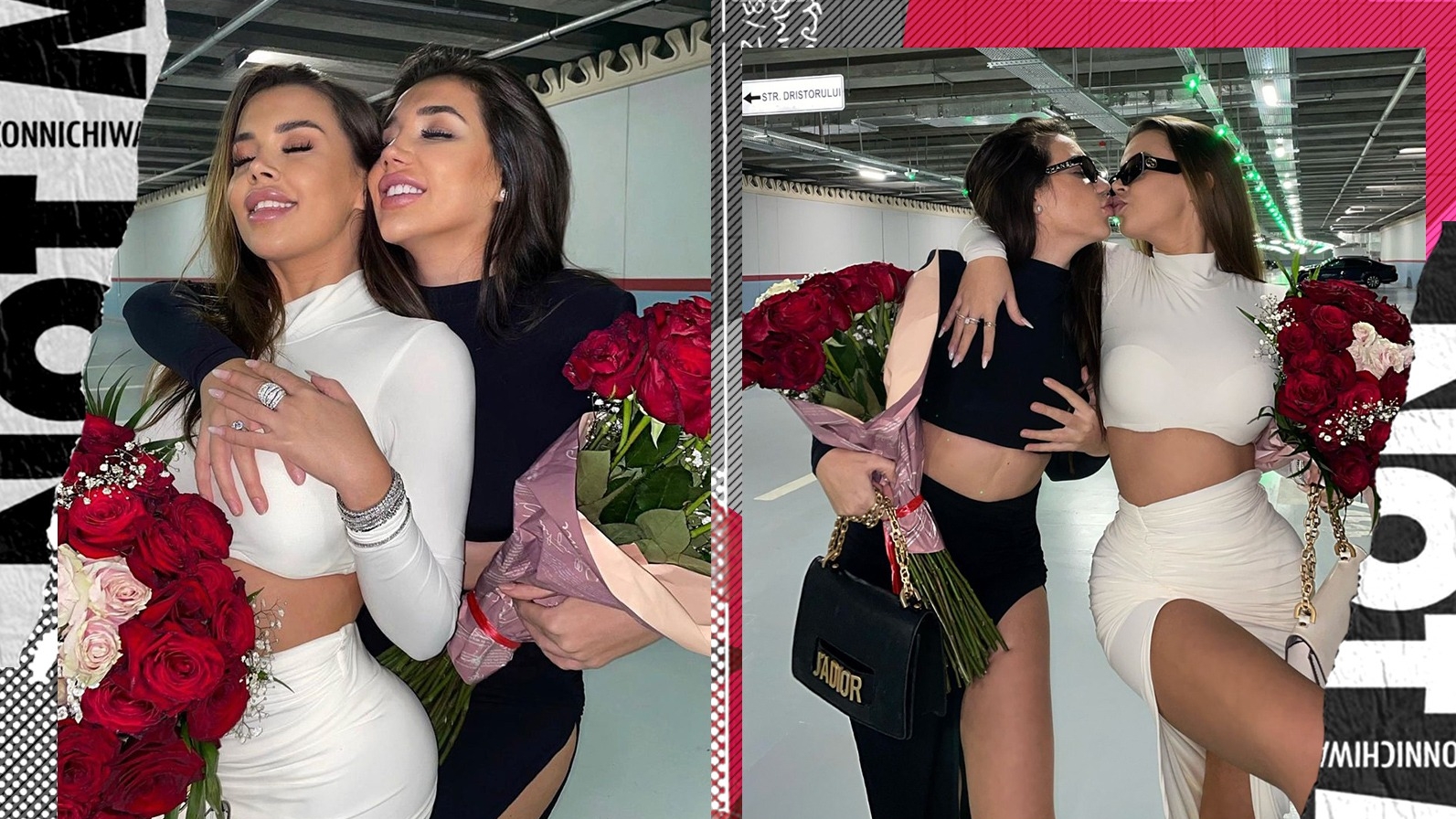 Andra Volos și Andreea Ardelean s-au sărutat pe gură: ”Ea e singură, eu la fel...”