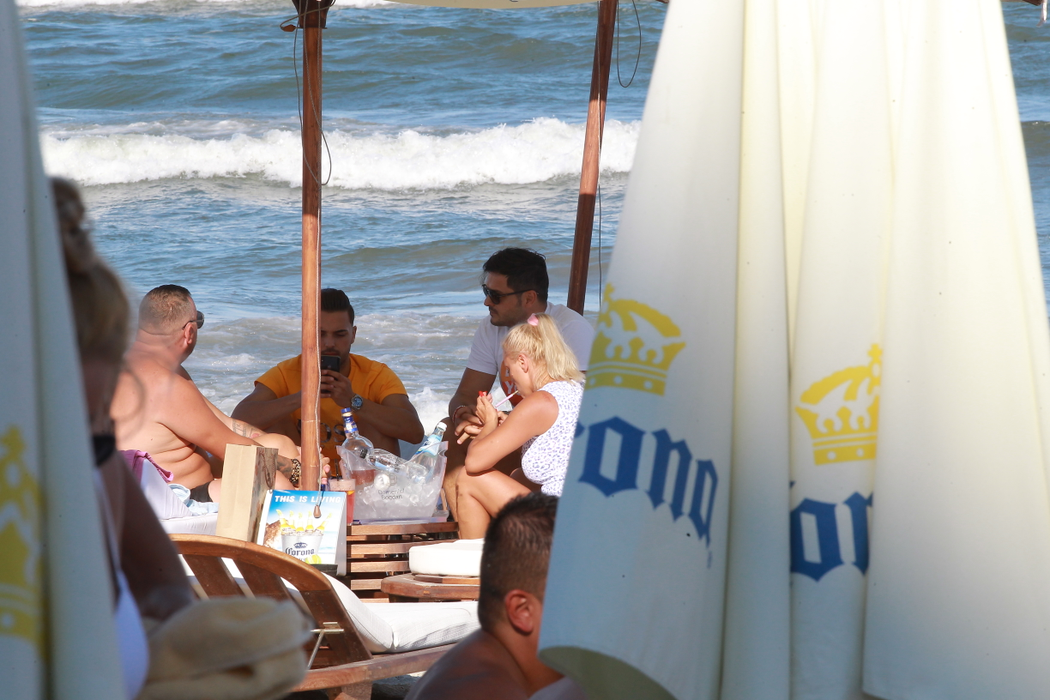 Artistul s-a relaxat la mare
