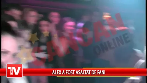 Alex Velea a fost asaltat de fane