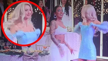 Andreea Bălan, moment stânjenitor la Revelionul Antena 1. Ce nu s-a văzut la TV