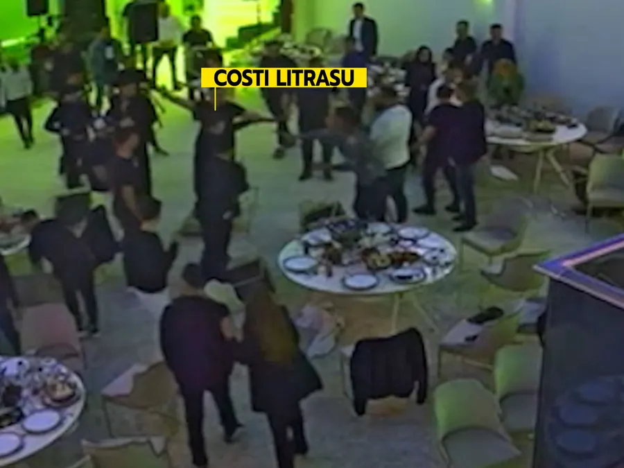 Litrașu aminență cu arma (SURSA FOTO: CAPTURĂ VIDEO)
