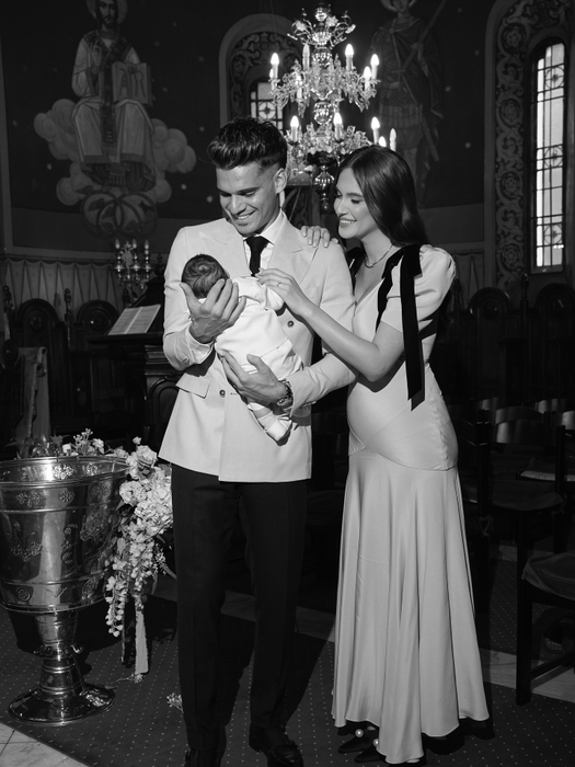 Elena și Ianis Hagi și-au botezat băiețelul/ Sursa foto: Instagram