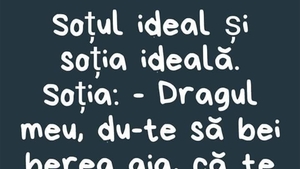 Bancul începutului de săptămână | Soțul ideal și soția ideală