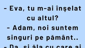 BANC | Adam, Eva și primul caz de adulter din istoria omenirii