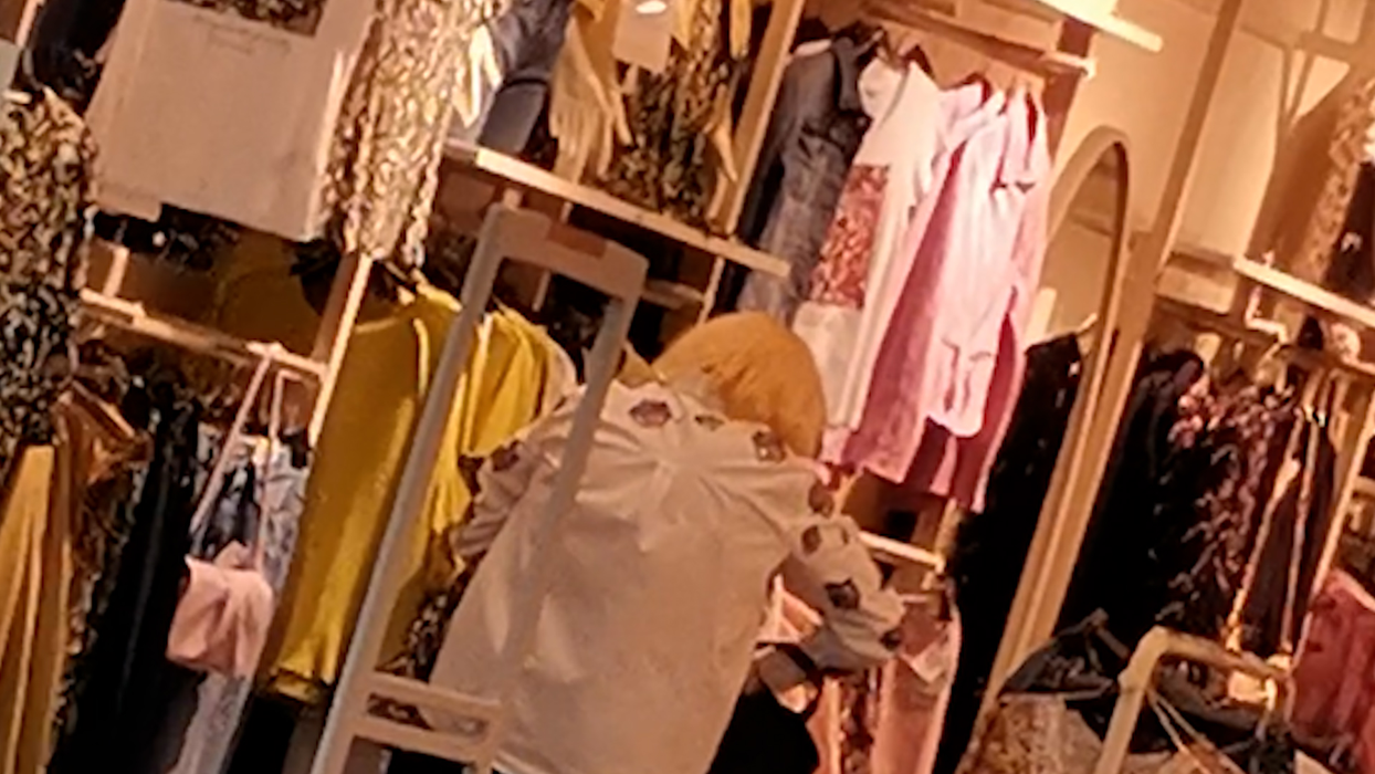 Fosta doamnă premier, în "expediție" prin mall