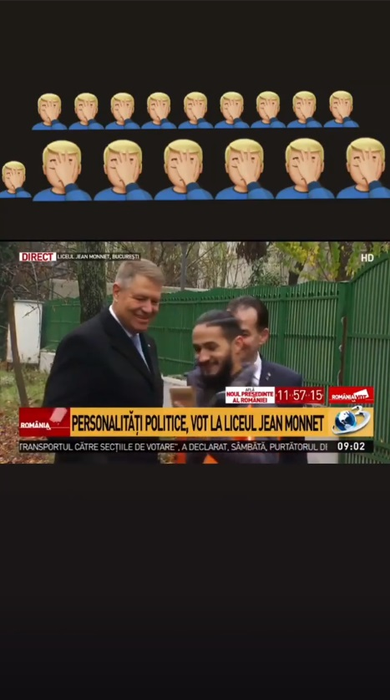 Detaliul comic observat de un telespectator, în timp ce Klaus Iohannis era în direct la Antena 3. Ce vedetă a apărut în cadru