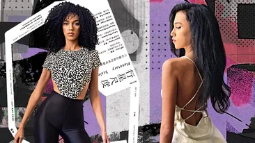 E sexy și creață și te face s-o vrei mireasă. Andra e model și are corpul tras prin inel