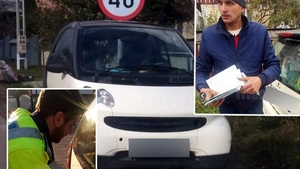 Ce număr de înmatriculare și-a pus acest bărbat din Suceava la mașină. Zice că e urmașul lui Ștefan cel Mare
