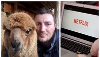 Lansare cu urare, de la Netflix! Cum s-a folosit colindul „Florile Dalbe”, în promovarea unui serial și cum a devenit alpaca lui Godină vedetă