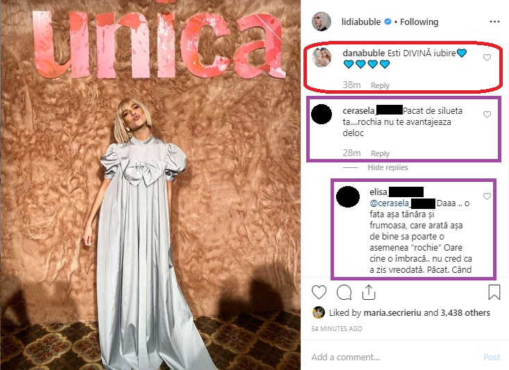Lidia Buble, într-o rochie ieșită din tipare la decernarea premiilor de la Gala Unica 2019 © Instagram