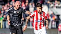 Sergiu Hanca a înscris al treilea gol pentru Cracovia, în patru partide disputate