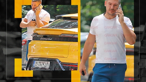 Călin Donca a ieșit cu Lambo la plimbare, dar ce avea în picioare? Luxul e lux, dar confortul e sfânt!
