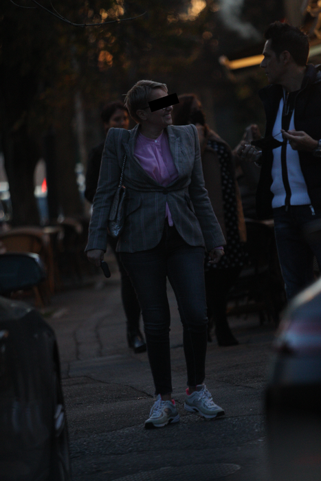 Artistul și-a luat rămas bun de la prietenii cu care s-a întâlnit (Foto: CANCAN.RO)